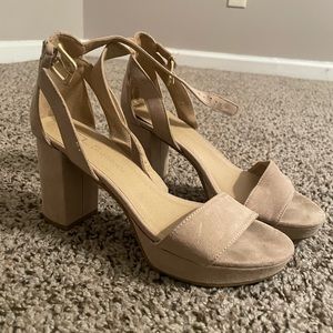 Size 7 nude heels